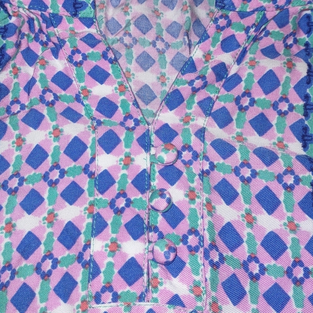Southern Tide Ashlee 4239 Multicolor Long Sleeve Dress - Picture 3 of 6